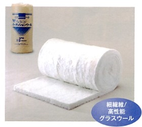 グラスウール断熱吸音材「アクリアパーティションウール」