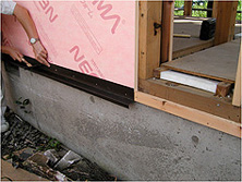 ネオマフォーム外張り断熱施工&rarr;横桟の用意２