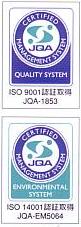 押出し法ポリスチレンフォーム「スタイロフォームIB･B2･EK･エースⅡ」はISO認定取得工場で生産されてます。