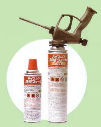 酒井商会 防蟻成分含有ウレタンフォームエアゾール式現場簡易発泡タイプ　1液型三井化学産資製「防蟻フォーム」へ