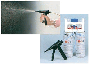 ウレタンフォームエアゾール式現場簡易発泡タイプ　2液型三井化学産資製「ハンディフォーム」製品写真　佳Bぬ式会社酒井商会