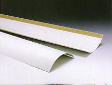 樹脂系保温・保冷工事外装材および冷媒管外装材　直管用両面テープ止　タイルメント　「ファインカバーＴ」