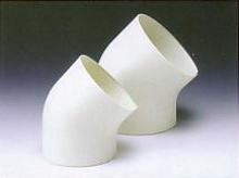 樹脂系保温・保冷工事外装材および冷媒管外装材　エルボカバー45度用　タイルメント　「ファインＪエルボＳ-45」