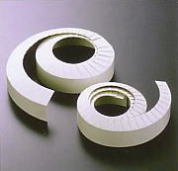 樹脂系保温・保冷工事外装材および冷媒管外装材　管末処理用　タイルメント　「ファインＪキクザ」