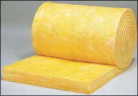 グラスウール吸音断熱材「グラスロンウール（ロール）」