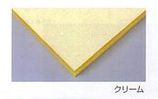 グラスウール吸音断熱材「ルーフボード」のルーフボードの表面材はクリーム色です